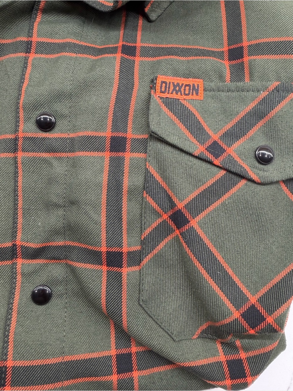 DIXXON Siege Flannel with Black Onyx Snap Buttons 3XL - Picture 3 of 4